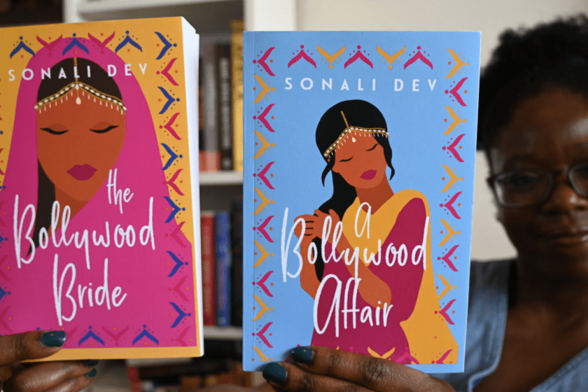 Sonali Dev book jackets A Bollywood Affair, The Bollywood Bride